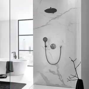 SHOWER HOLDER MATT BLACK