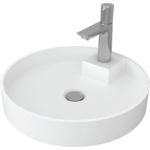 SANIPURE PLATO ABOVE-COUNTER BASIN WHITE 42 CM