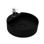 SANIPURE TITAN ABOVE-COUNTER WASHBASIN BLACK MATT 48 CM