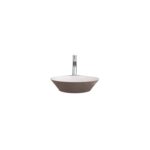 SANIPURE GOCCIA ABOVE-COUNTER BASIN MOCA 50.9X43.5 CM