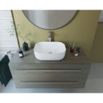 SANIPURE VEGA ABOVE-COUNTER WASHBASIN PERGAMON 46 CM