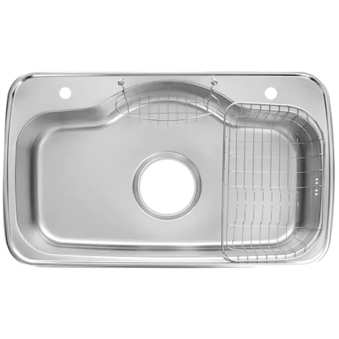 Hans Kitchen Sink 88 Cm With Colander And Soap Dispenser ,CB88