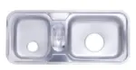 Hans Double Bowl Kitchen Sink 110 Cm ,ISB1100