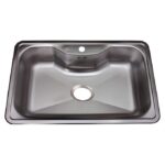 ASIL sink 0.8 mm 80* 50 AS with drain 65 Turkish