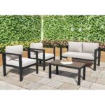 Outdoor furniture set of 4 pieces