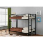 Steel double bed