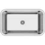 ASIL sink 1 mm 76 * 46 AS with drain 351 Turkish