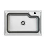 ASIL sink 0.08 mm 68.5 * 45.5 AS with drain 91 Turkish