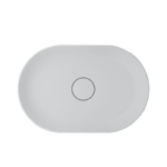 SANIPURE TITAN ABOVE-COUNTER WASHBASIN WHITE 60 CM