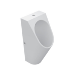 SANIPURE ORION WITH DOUCHE, TOP INLET URINAL, white