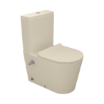 SANIPURE TITAN COMBINATION CLOSE-COUPLED TOILET, RIMLESS WASHDOWN MODEL WITH DOUCHE AND TANK , SEAT & COVER , PERGAMON