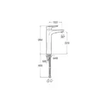 Roca Atlas High-Neck Basin Mixer Black ,A5A3790NM0