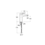 Roca Atlas Medium-Neck Basin Mixer Rose Gold ,A5A3990RG0