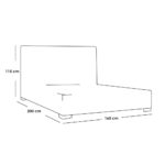 Bedroom set of 5 pieces,PROK008