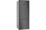 Bosch Series 4 free standing fridge with freezer at bottom Black stainless steel ,KGN56CX30U