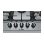 Bosch Series 6 Gas Hob 5 Burner 75cm Stainless Steel ,PCQ7A5B90