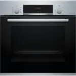 Bosch Built-In Oven with stainless steel finish and a digital control panel.